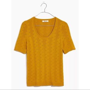 Madewell Pointelle Sweater Shirt